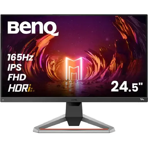 BenQ MOBIUZ EX2510S Gaming Monitor 25" UHD 1080p 165Hz 1ms | IPS | HDRi | 99% sRGB | Color Optimizer | Eye-Care Tech | Freesync | Adjustable Height, Swivel & Tilt | Speakers | DisplayPort | HDMI 