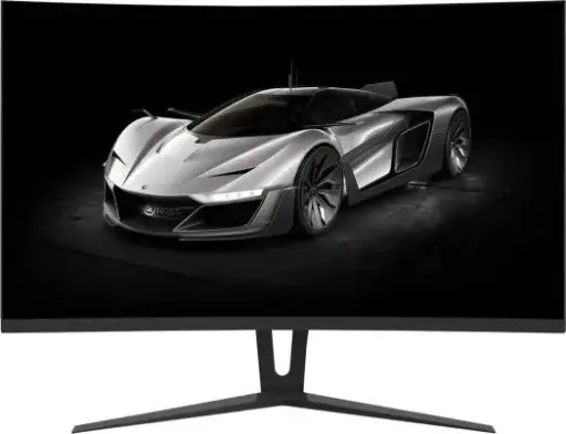 GameMax GMX27C144, 27 inch LED 144Hz Gaming Curved Monitor - Full HD 1080p, 4ms Response - Black | GMX27C144 