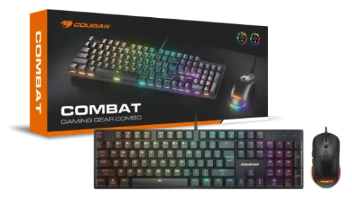 [CCMKN] Cougar COMBAT Mechanical Keyboard & Mouse Gaming Combo 