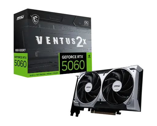 MSI GeForce RTX™ 5060 8G VENTUS 2X OC 