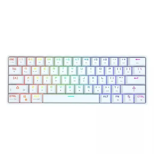 DK61 Mechanical keyboard Wireless + WIRE - RGB (BLUE SWITCH) 