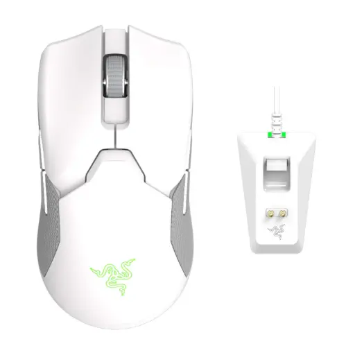 Razer Viper Ultimate Wireless Gaming Mouse with Charging Dock Mercury 
