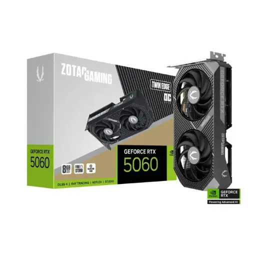 [ZGGJN] Zotac Gaming Geforce RTX 5060 twin Edge OC Edition 8GB GDDR7 Graphic Card 