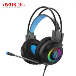 IMICE HD480 Gamer Over-ear Headphones with Microphone, Mix Led Backlit, Usb Plug and 2Pins