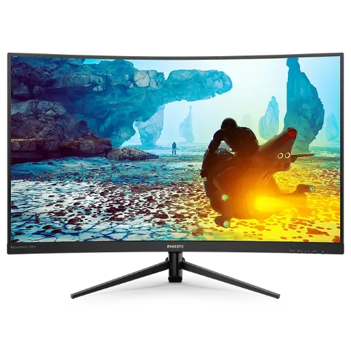 Philips 32" Inch Curved QHD 144Hz 1ms LCD Gaming Monitor 2k (325M8C) 