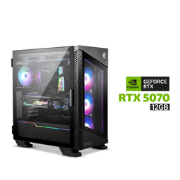 Gaming PC i7-14700K CPU, MSI Z790-P WiFi DDR5 MotherBoard, 32GB DDR5 (6000) RAM, 2TB NVMe SSD, Asus TUF Gaming RTX 5070 12GB VGA, 850 WATT GOLD PSU, AZZA L360 Liquid Cooler, MSI MPG Velox 100R Mid Tower Case With 4x RGB Fans Black, Windows 11 Pro License