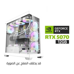 Gaming PC RYZEN 7-9800X3D,ASUS ROG STRIX B850-A WIFI,32GB RAM D5 (6000),2TB NVMe GEN-4 SSD,ASUS PRIME RTX 5070 12GB White,850 Watt GOLD PSU,L360 Liquid Cooler White,DarkFlash DS900 ATX Mid Tower Case White 6X Fans,Windows 11 Pro License