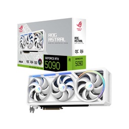 Asus Rog Astral GeForce RTX 5090 OC Edition 32GB GDDR7 Gaming Graphics Card - White