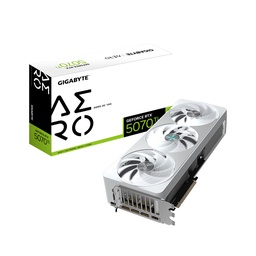 Gigabyte GeForce RTX 5070Ti AERO OC 16GB White Edition GDDR7 Graphics Card