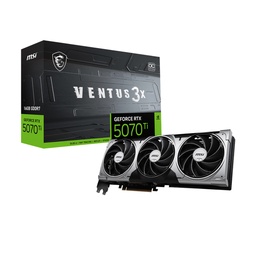 MSI Geforce RTX 5070Ti Ventus 3X OC Edition 16GB GDDR7 Graphic Card | 912-V531-461
