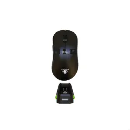 JEDEL GWH-102 Tri-Mode Wireless Gaming Mouse with Charging Dock & Display (Black/White)