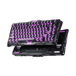 GravaStar Mercury V75 Lite 75% Hall Effect Magnetic Switch Gaming Keyboard For Windows XP & Above/Mac - Transparent Black