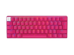 Logitech Pro X 60 Light Speed Wireless Gaming Keyboard Dual Shot PBT GX Optical Tactile Switch - Magenta