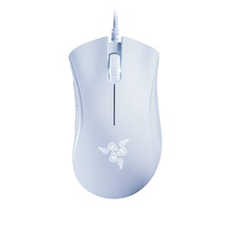 Razer DeathAdder Essential Gaming Mouse: 6400 DPI Optical Sensor, 5 Programmable Buttons, Mechanical Switches, Rubber Side Grips - White