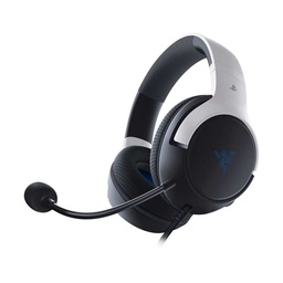 Razer Kaira X Wired Gaming Headset for PlayStation 5 / PS5, PS4, PC, Mac, Mobile: 50mm Drivers, HyperClear Cardioid Mic, Memory Foam Cushions, On-Headset Controls - White & Black