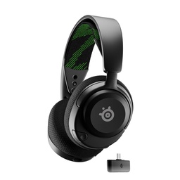 SteelSeries Arctis Nova 4X Wireless Gaming Headset Retractable, Multi-Platform USB-C For PC, PlayStation, Switch & Mobile Devices - Black
