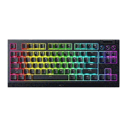 Razer BlackWidow V4 Tenkeyless HyperSpeed Wireless Hot-Swappable Gaming Keyboard, Upto 980Hr,Tactile & Quiet Switch - Black