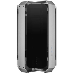 AZZA Opus 809 ATX - Dual Orientation - CNC Milled Aluminum - 4 Side Tempered Glass PC Case - Black