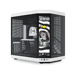 HYTE Y70 TOUCH INFINITE - 14.5 Inch lntegrated IPS Touchscreen ATX Case - Panda